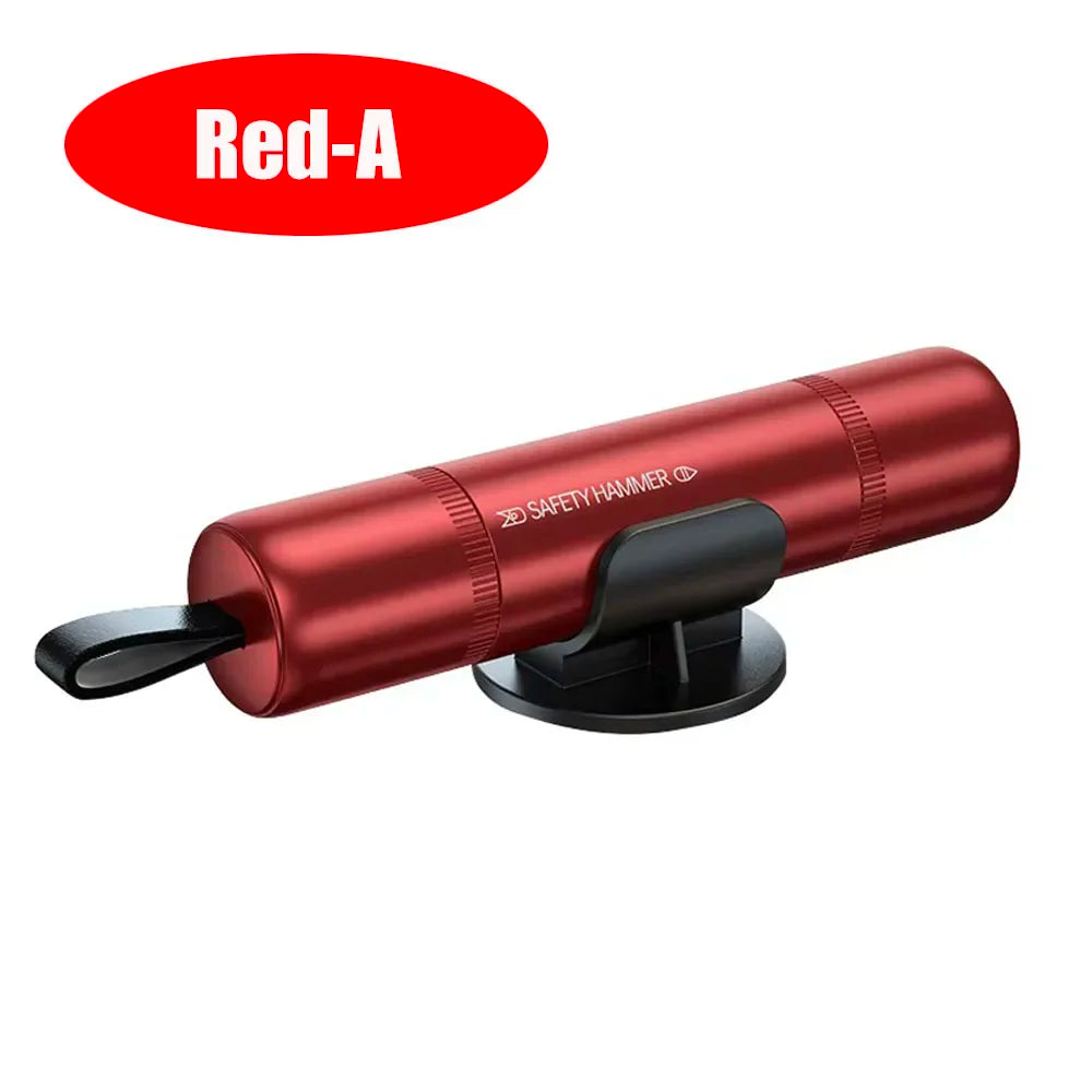 2 In 1 Car Safety Hammer Emergency Glass Breaker Cut The Seat Belt High Hardness Tungsten Steel Rescue Tool Auto Accessories