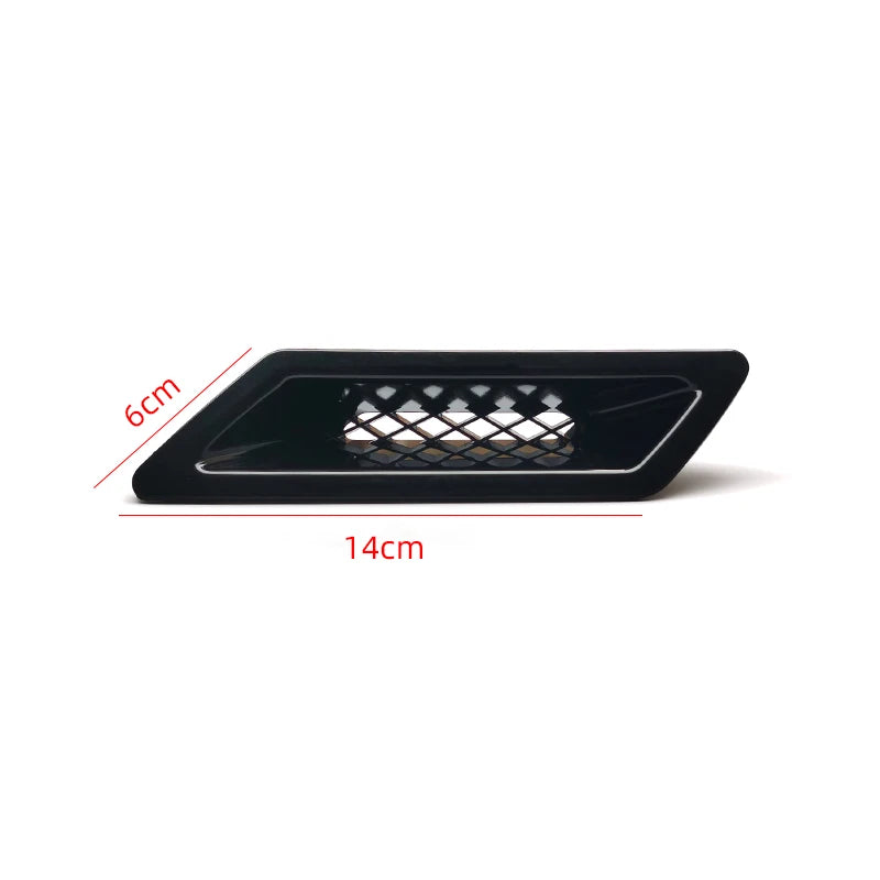 QT Stunning FC Style Universal Car Front Bumper Hood Vent Air Out Intake Civic Audi A4 B8 VW Golf MK7 MK6 BMW E90 E80
