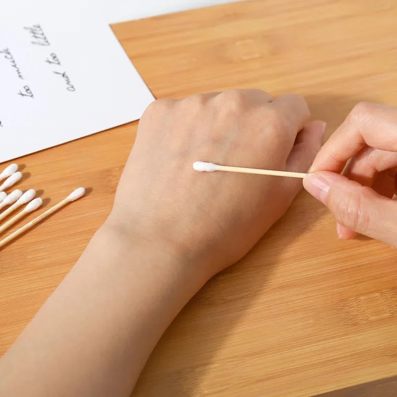 300/500/1000pcs Double Head Cotton Swab Women Makeup Cotton Buds