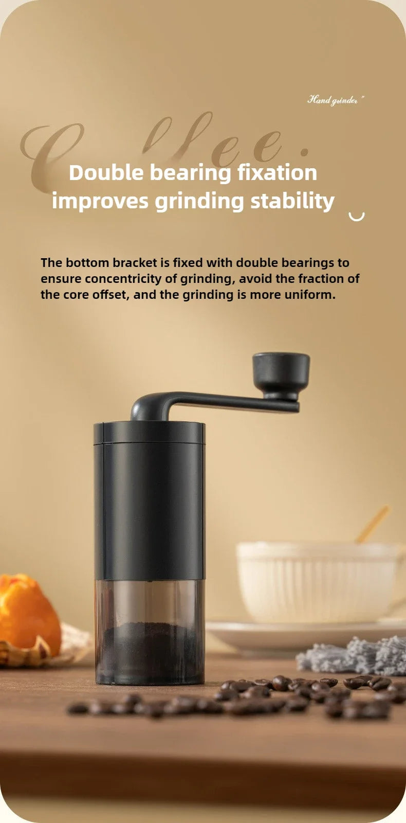 2025 New Hand Cranked Coffee Grinder