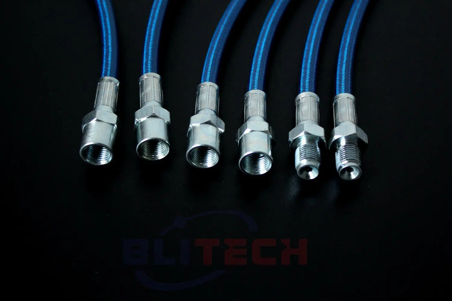 Stainless Front+Rear Racing Steel Brake Line Kit Cables For BMW E36 E34 E32 Red Blue Silver Black