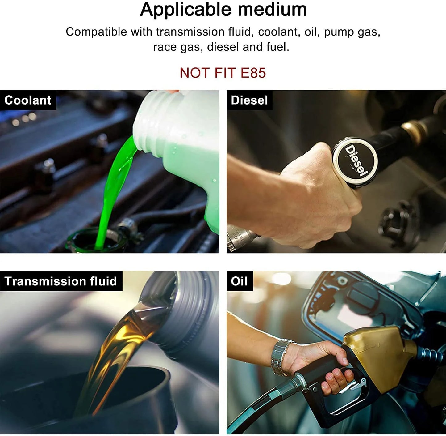 1M 6AN AN6 Black Braided Oil Fuel Fittings Hose End 90+90 Degree Oil Adaptor Kit Oil Fuel Hose Line