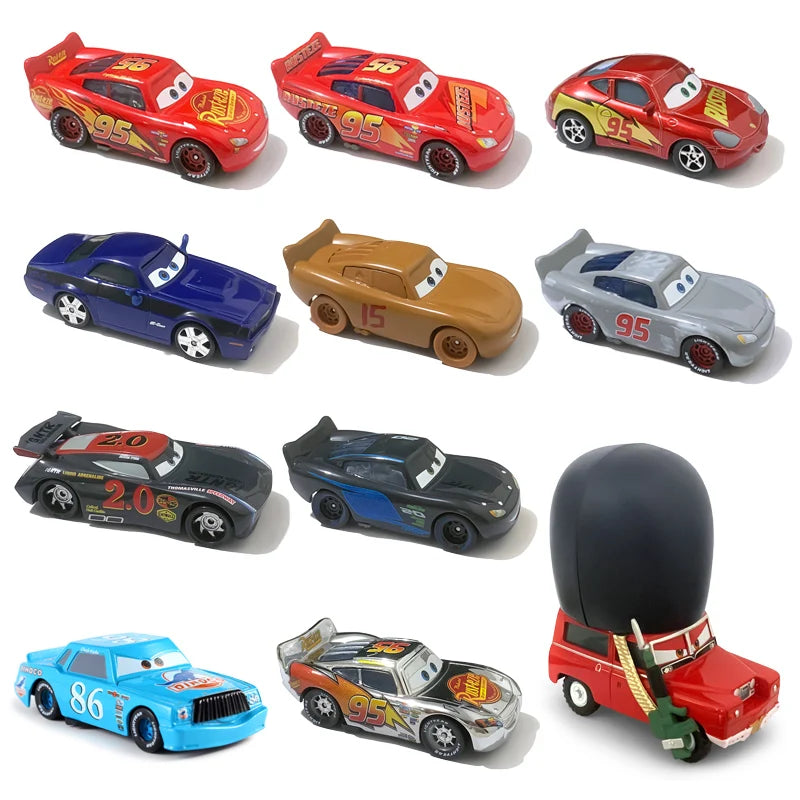 Disney Pixar Cars Toy The King Chick Hicks Lightning McQueen Jackson Storm 1:55 Diecast Toy Car For Children
