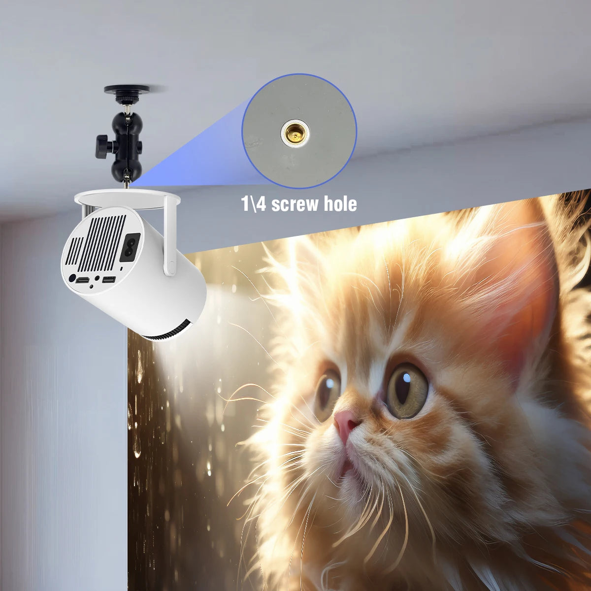 Magcubic Auto Focus 4K HD 1920*1080P 420ANSI Portable Projector Android