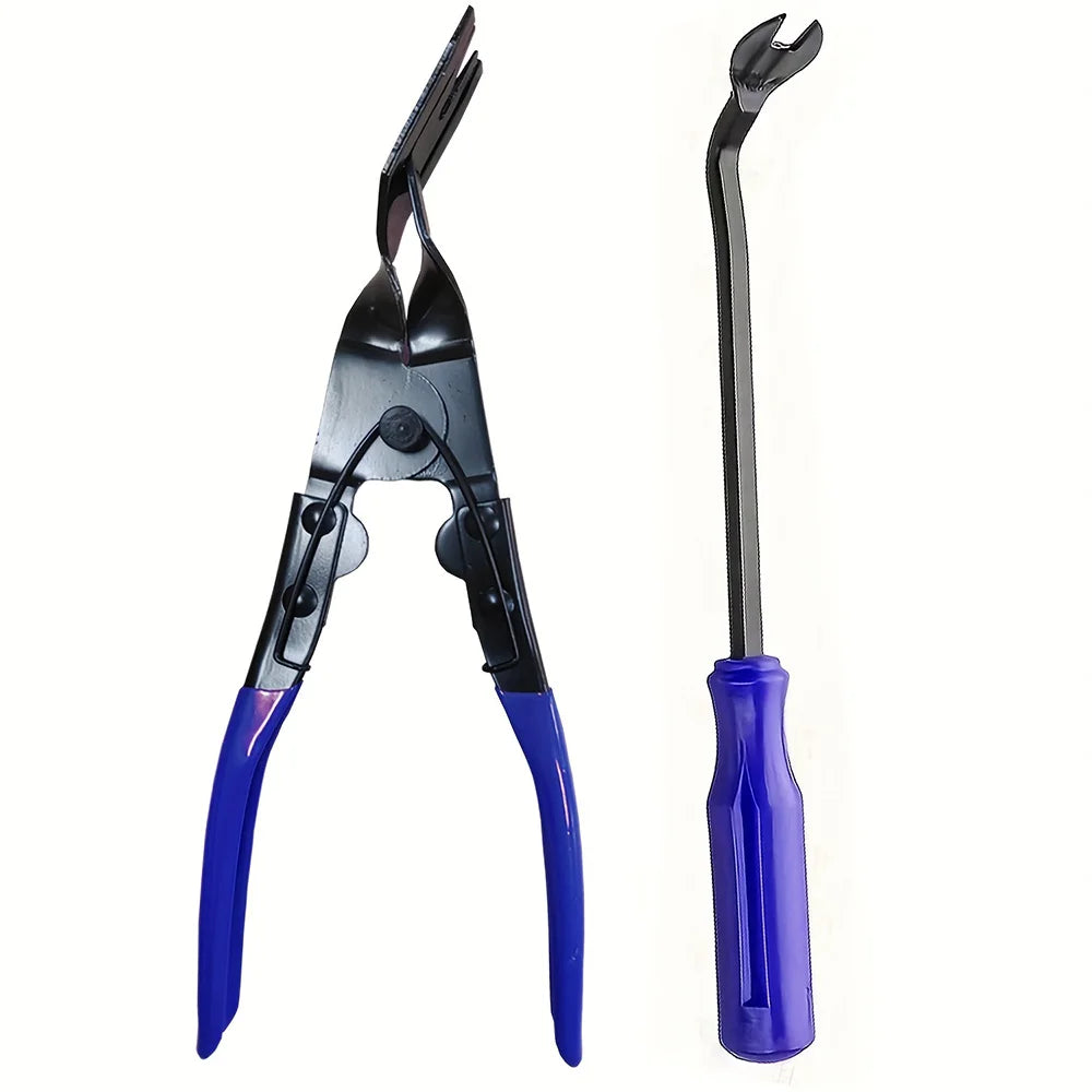 Car Clip Removal Pliers Tools Auto Body Panel Door Fastener Push Pin Trim Removal Tool Kit Automotive Pry Tool Repair Set
