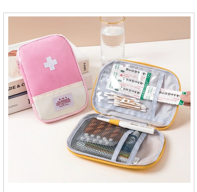 3 Pcs/set Portable Medical Storage Bag First Aid Kit Organizer Home Outdoor Travel Bag