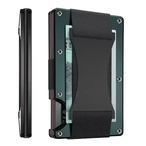 Forged Carbon Fiber Minimalist Slim Wallet RFID shield Unisex