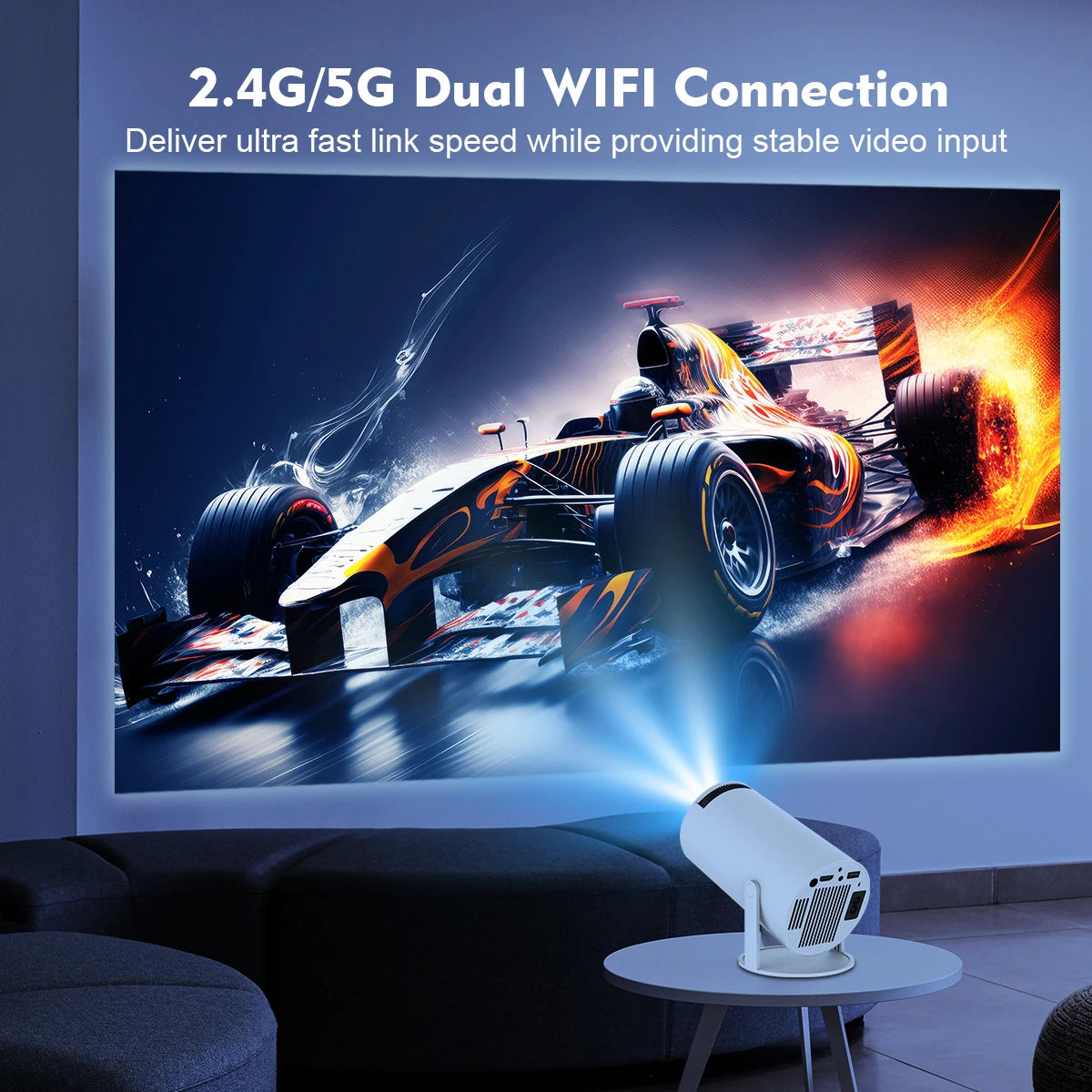 Magcubic HY300 Pro 4K HD Projector Android11 Dual Wifi6