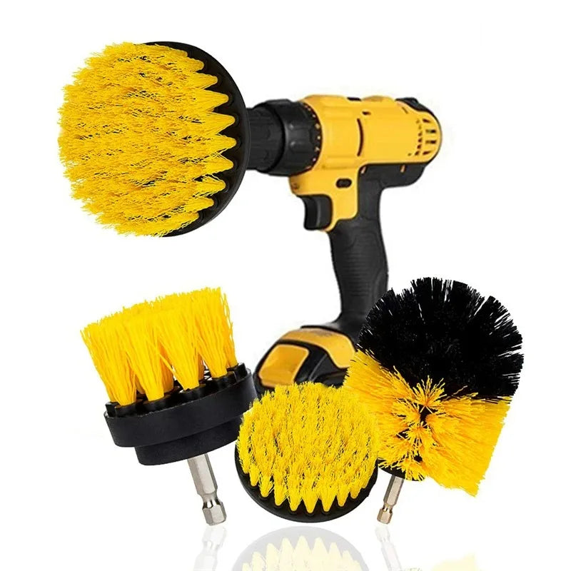 3pcs Drill Brush Attachment Set Power Scrubber Brush