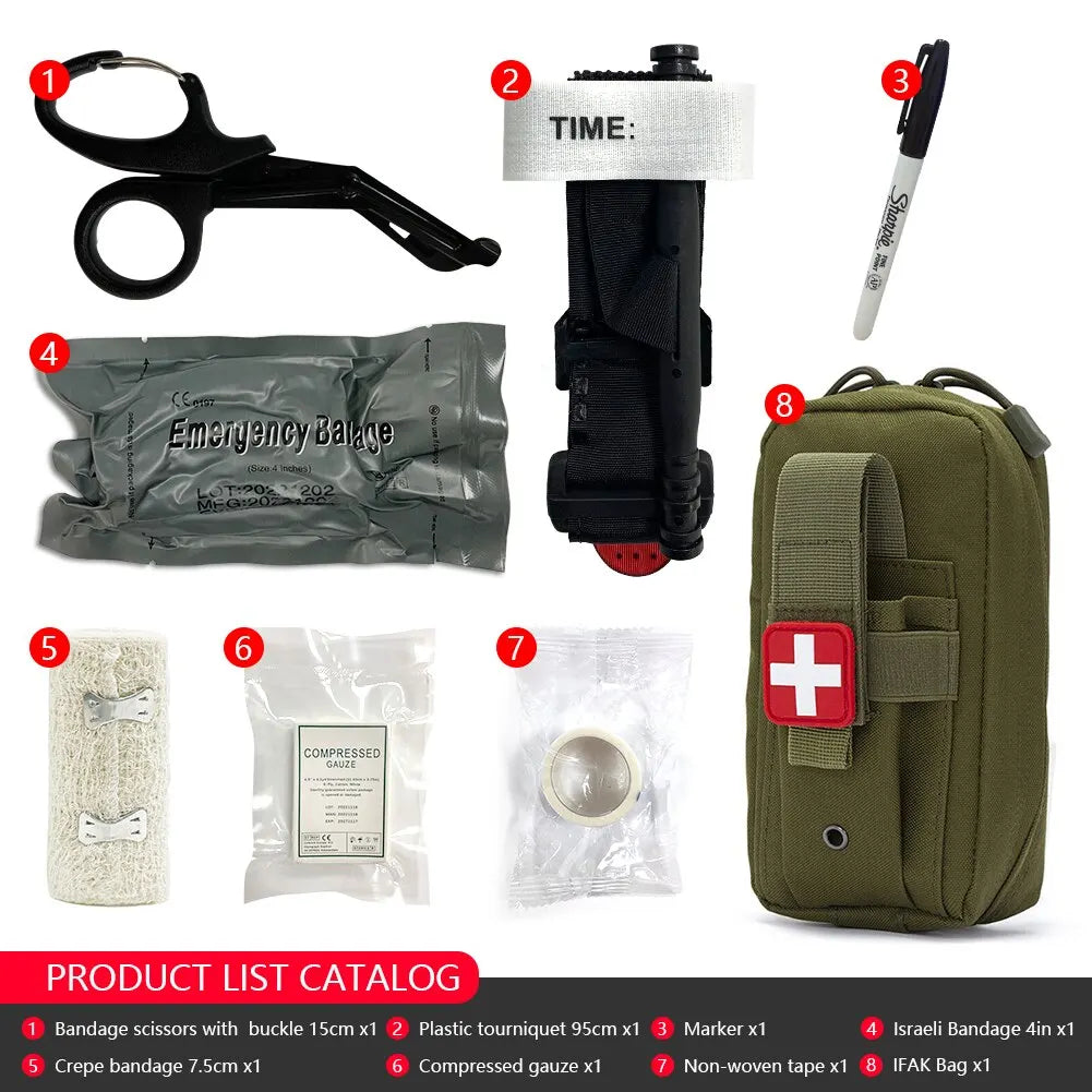 50611s-2 Tactical EMT First Aid Kit Pouch Bag