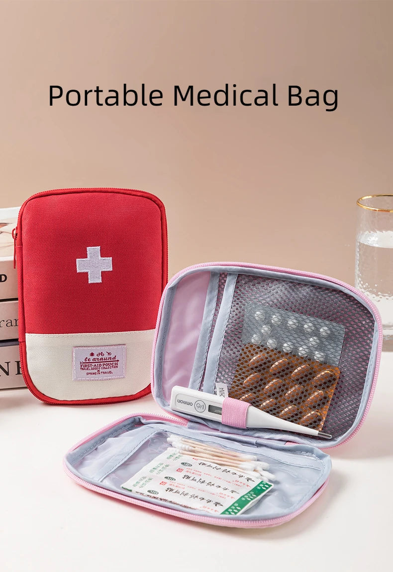 3 Pcs/set Portable Medical Storage Bag First Aid Kit Organizer Home Outdoor Travel Bag