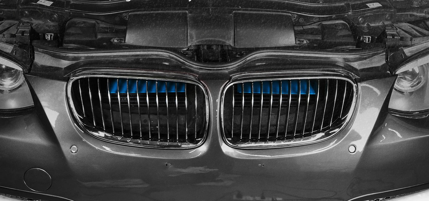 QT BEVINSEE Aluminum Air Intake Scoops For BMW 3 Series E92 323i 325i 328i 330i 335i 335d 2010-2013, Not for M3