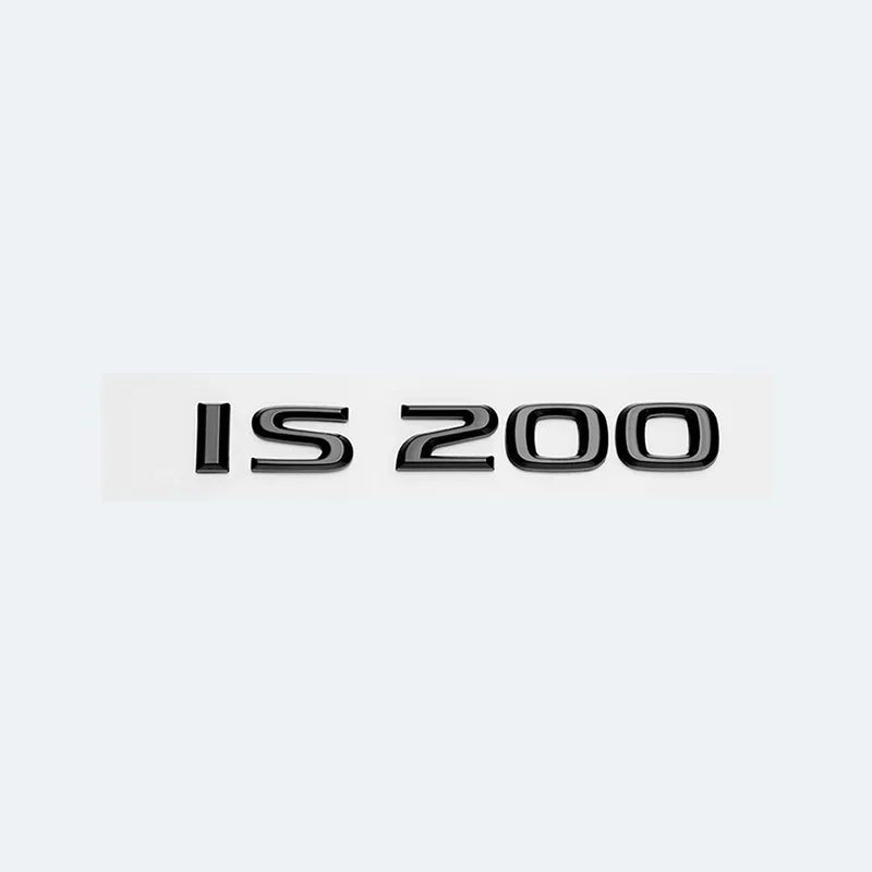 Lexus ABS Letters IS200 IS250 IS300 IS350 IS300h IS200t HYBRID Emblem For Lexus Car Trunk Logo Badge Sticker