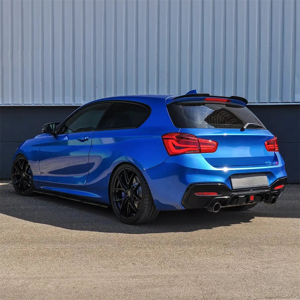 BMW Rear Bumper Lip Diffuser With LED Rear Spoiler For BMW 1er M Sport F20 F21 M135i M140i Fits BMW BMW E92 E93 335I Accessories HOT