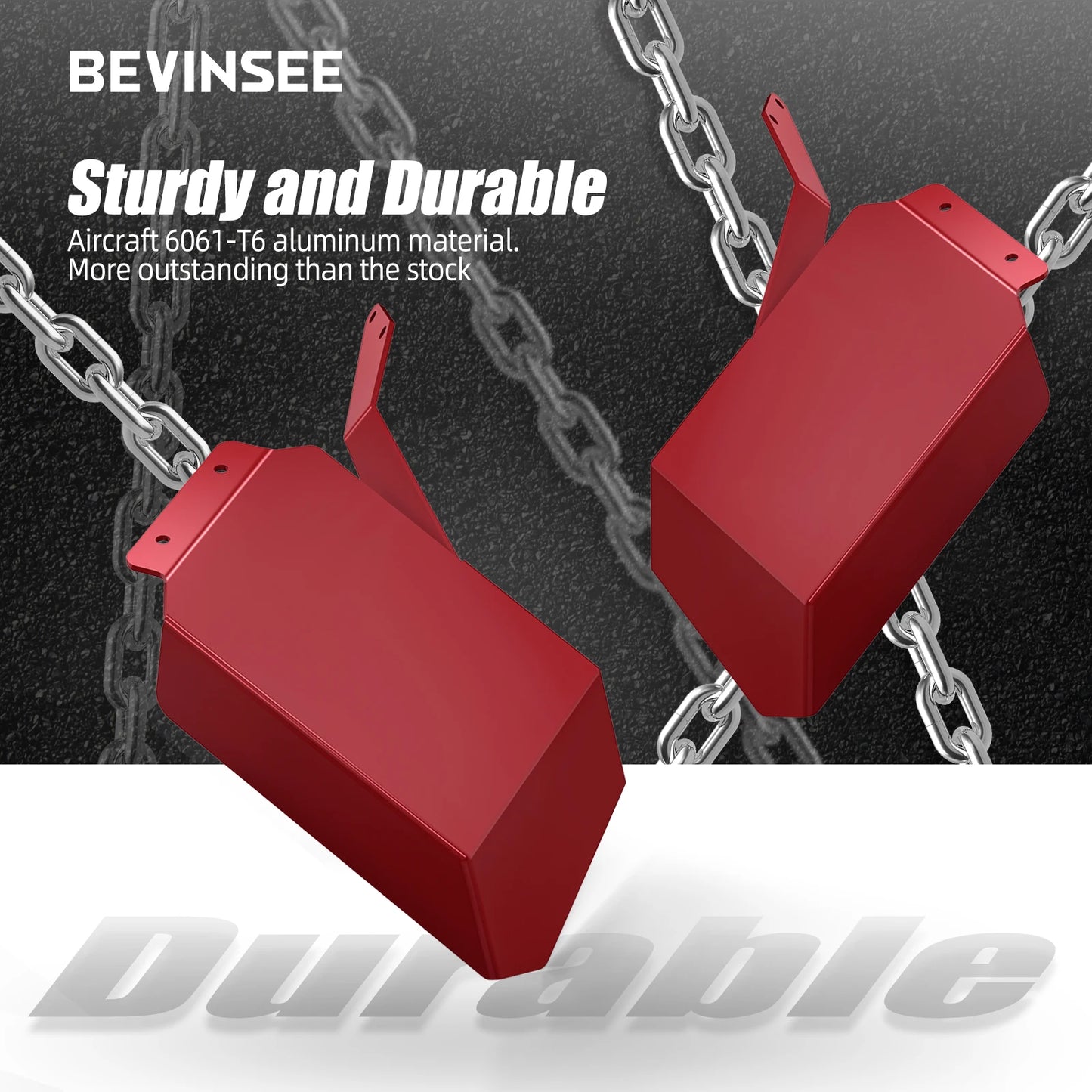 BEVINSEE Air Intake Scoops for BMW E60 E61 M5, 520d, 525d, 530d, 535d, 520i, 525i, 530i, 535i 2007-2010