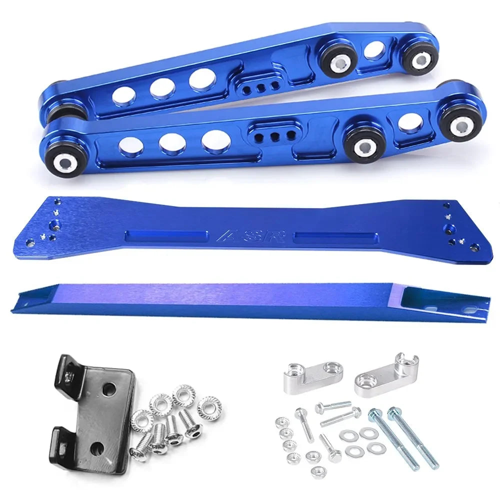 Rear Subframe Lower Control Arms LCA + Lower Tie Bra EG FOR Honda Civic 1992-1995