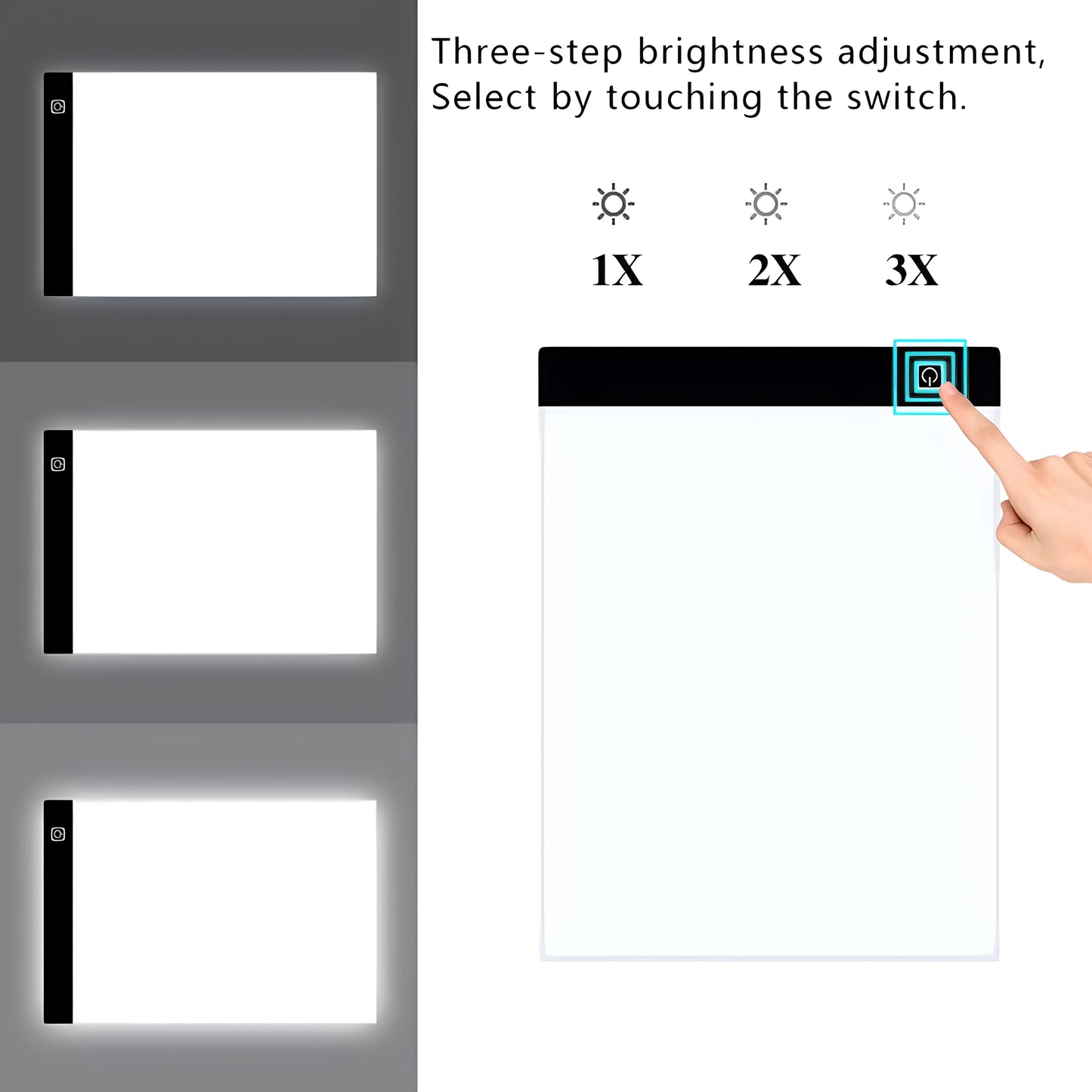 LED Drawing Copy Board Pad 3 Level Dimmable A3/A4/A5 Size Drawing Tablets For Animation Painting Art Design