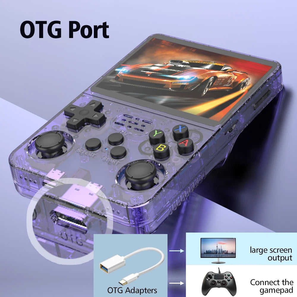 R36S Retro Handheld Video Game Console Linux System 3.5-inch