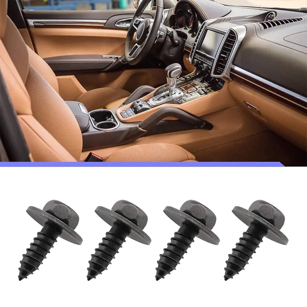 Universal Car Bumper Fender Fastener Hex Head Self Tapping Screws Car Fender Splash Guards
