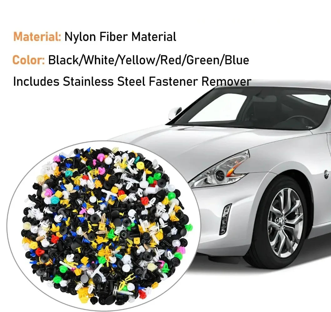 500Pcs 1000Pcs Mixed Car Buckle Clips and Remover Tool