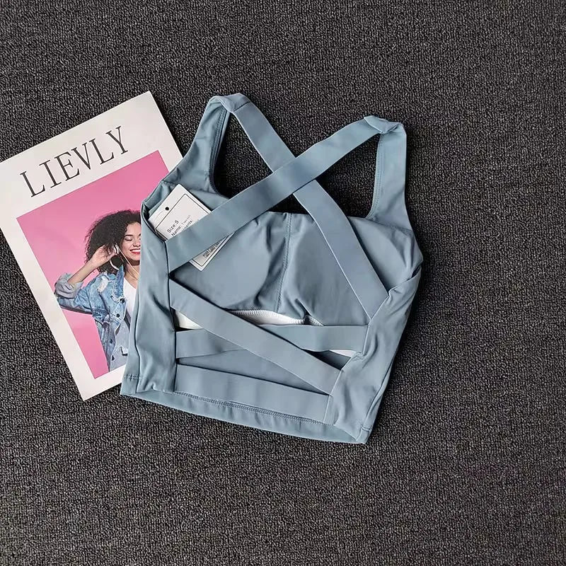 Women Sports Bra Top Push Up Fitness Yoga Bra Underwear Sport Tops For Women Asian Size