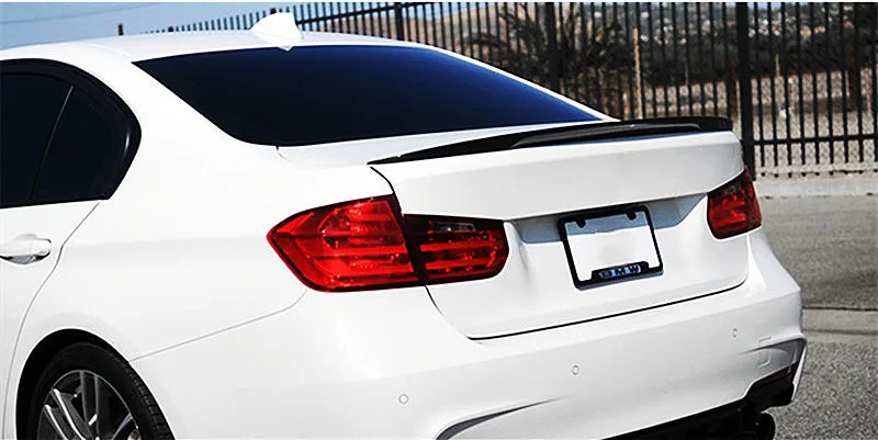 Spoiler for BMW 3 Series F30 F31 F35 M4 MP PSM Style Carbon Glossy Black Rear