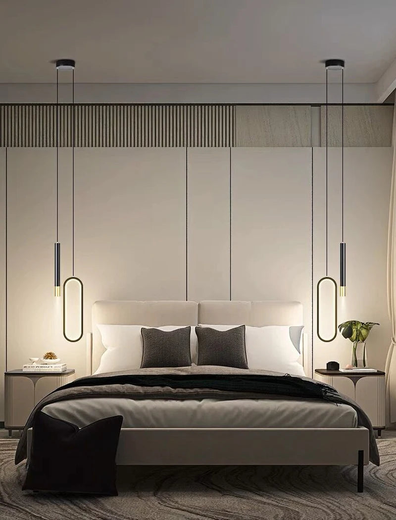 Nordic LED Pendant Light Hanging Lamps Interior Lighting Home Bedside Living Room