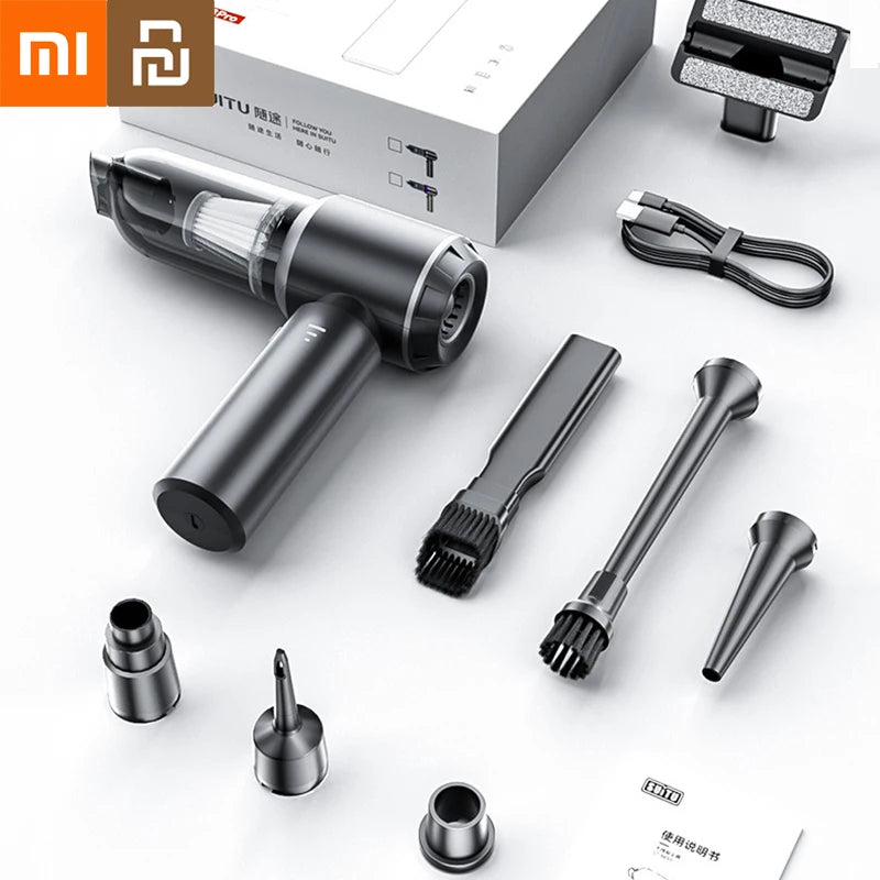 Xiaomi Youpin Car Vacuum Cleaner Strong Suction Cordless Wireless Cleaner Portable HandHeld Vacuum Cleaner Cleaning Machine New