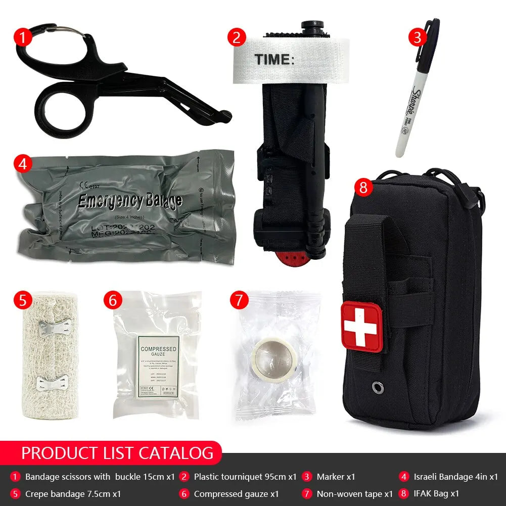 50611s-2 Tactical EMT First Aid Kit Pouch Bag