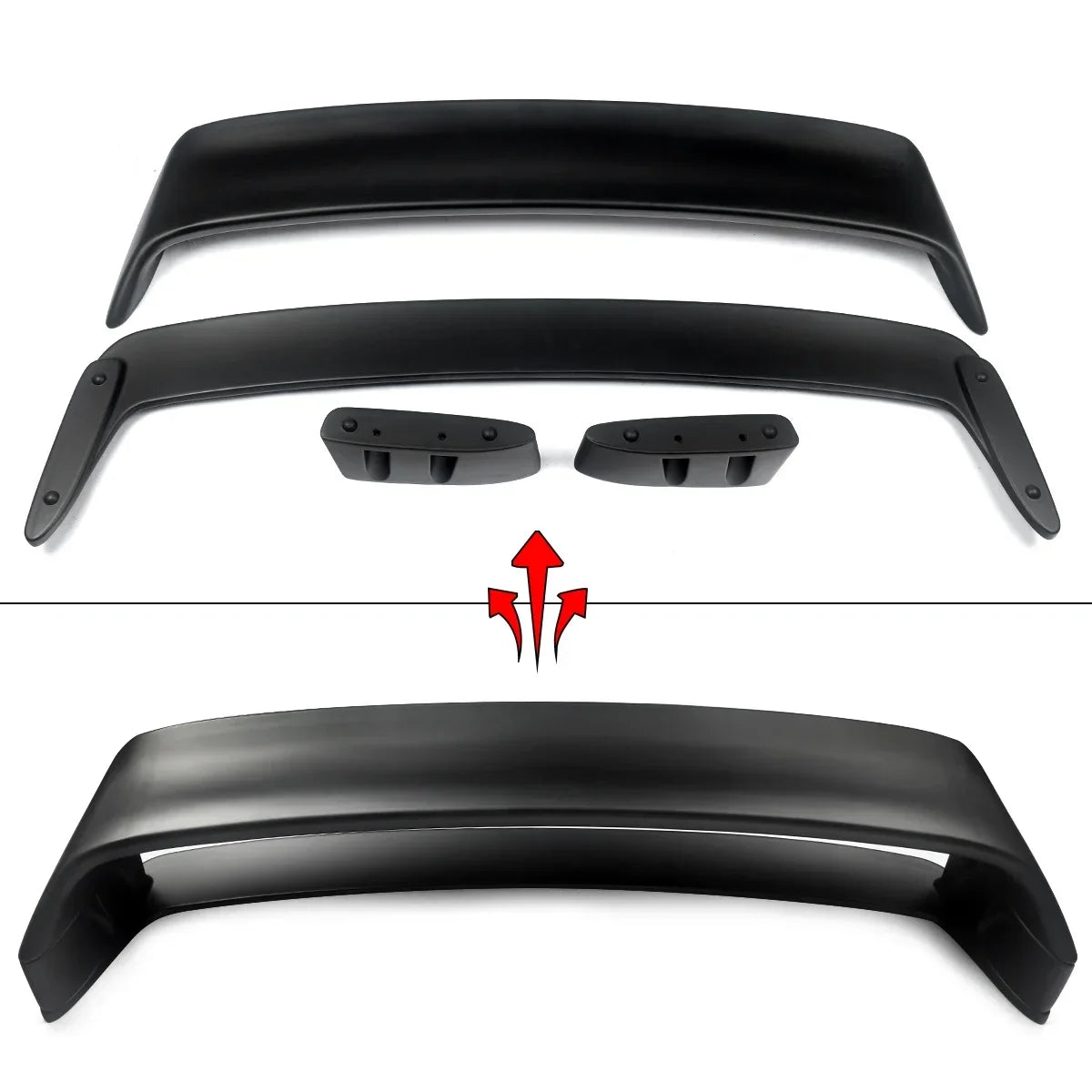 Spoiler M3 GT Style Rear Trunk Spoiler Wing Glossy black for BMW 3-Series E36 1991-1998