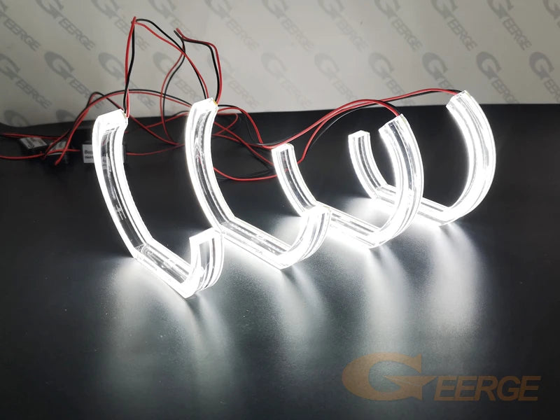 For Toyota Chaser JZX100 Ultra Bright Day Light Turn Signal DTM Style LED Angel Eyes Halo Rings Kit