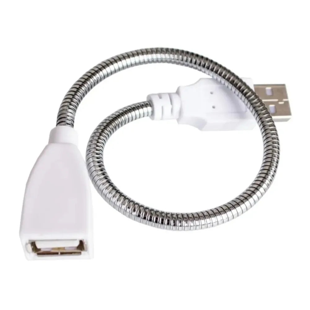 1/2/3pcs Desk Lamp USB Power Cable Extension Cord Flexible Metal Hose USB Desk Light