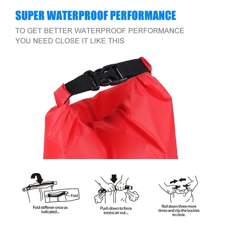 1.2L Portable Red Waterproof First Aid Kit Bag Emergency Kits