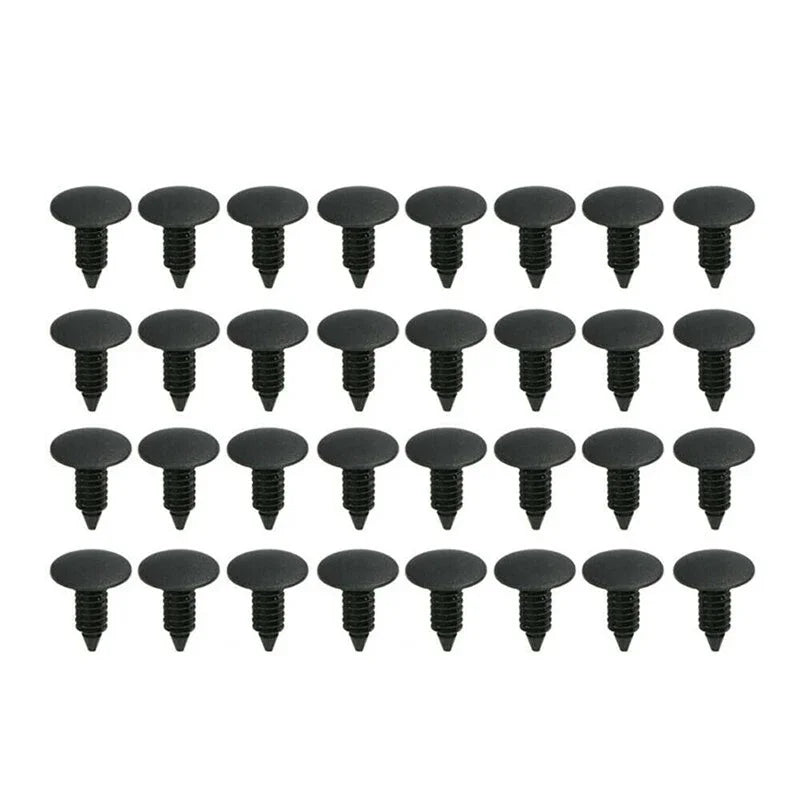 190-Piece Car Trim Fasteners Set – 6 Sizes ABS Plastic Push Rivets for Door Panels, Bumpers & Interior