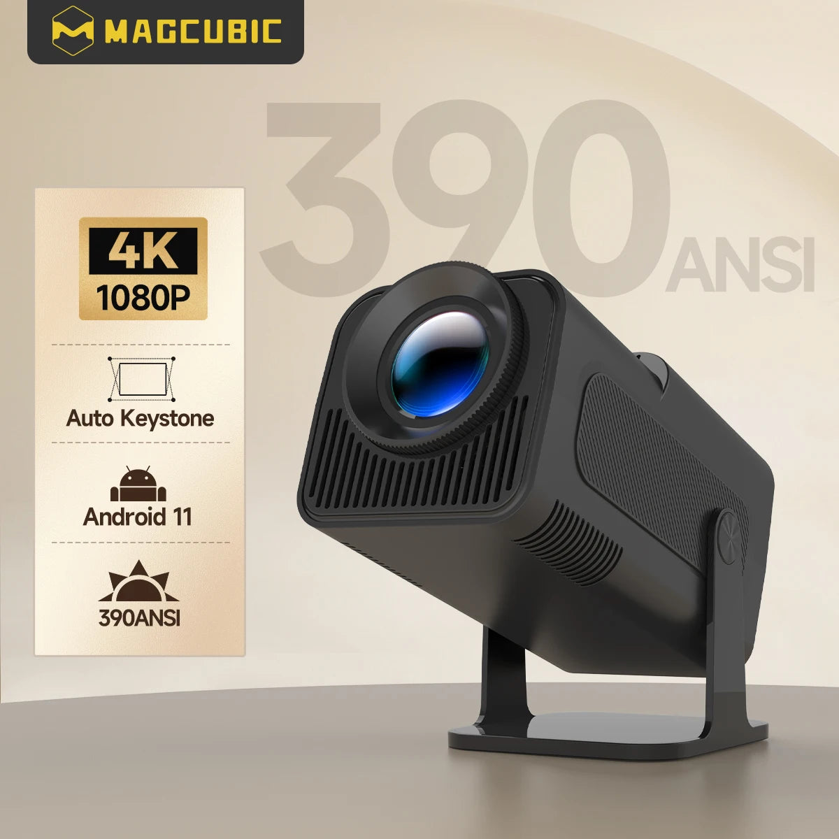 Magcubic HY320 Android11 4K HD Projector WiFi6
