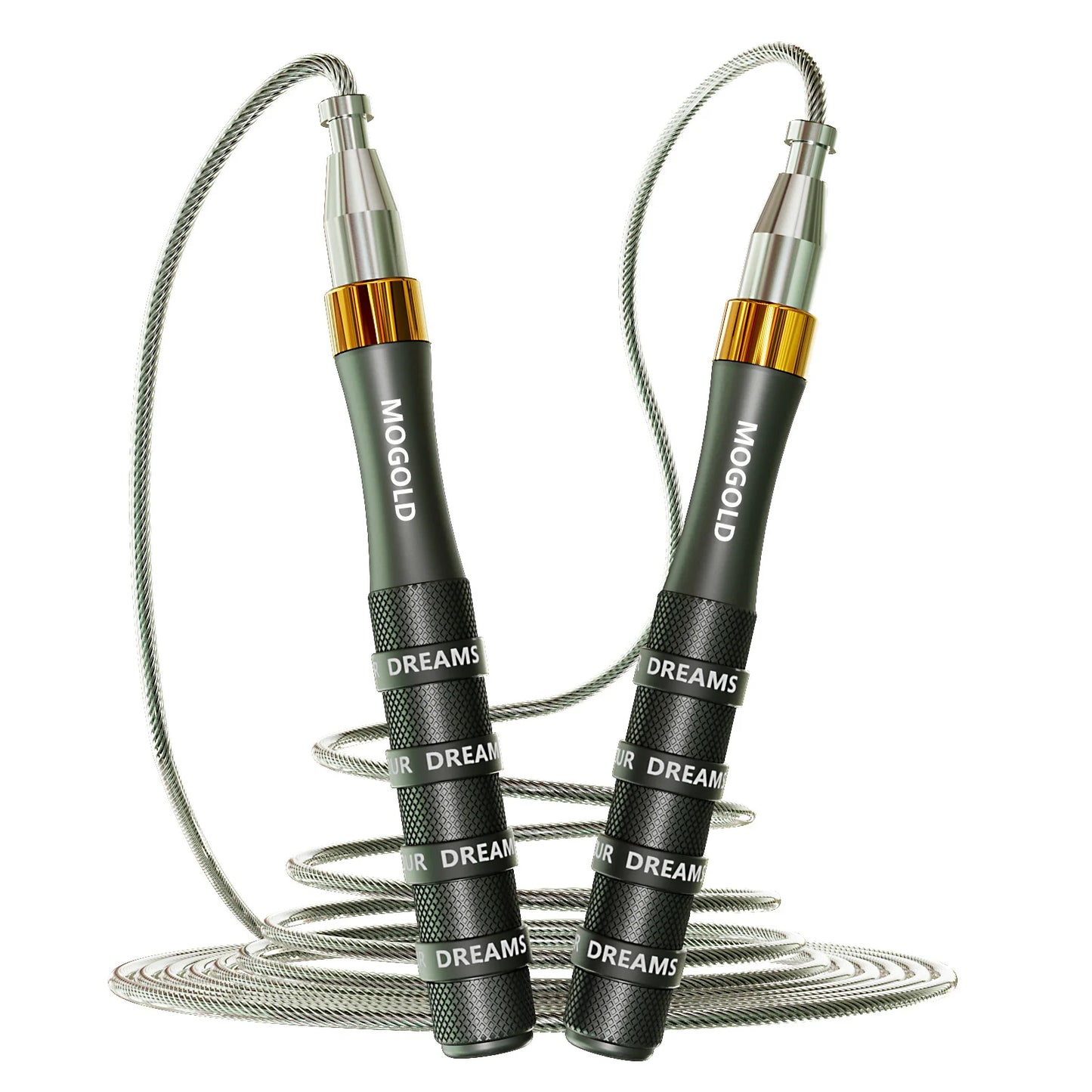 Self-Locking Bearing Skipping Rope, Suitable for Human Aerobics, Aluminium Alloy Handle