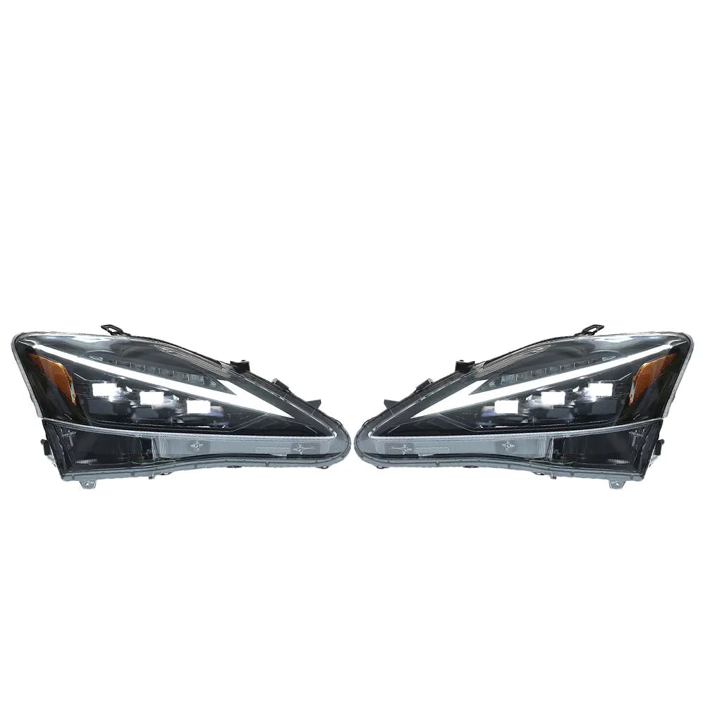 Car Headlights For Lexus IS250 IS300 LED Headlight 2006 2007 2008 2009-2012 Head Lamp DRL Signal Projector Lens Auto Accessories