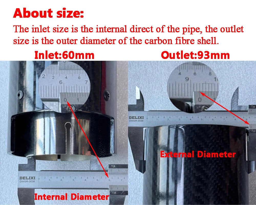 1Pcs M Performance Logo Glossy Black M2 M3 M4 M5 Carbon Exhaust Pipe Tip For M135i M235i M345i M240i M340i Tailpipe Muffler tips