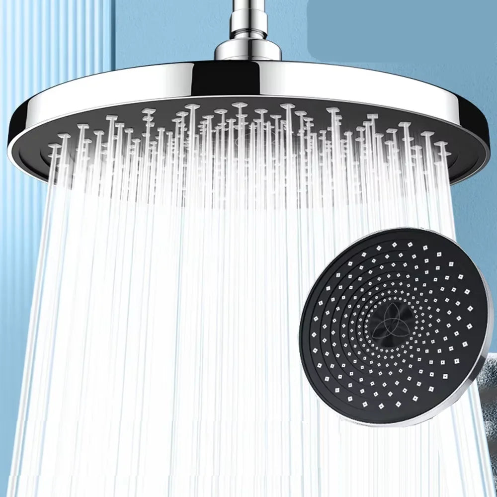 10 Inches Supercharge Shower Head Set 3 Modes High Pressure Rainfall Bathroom Shower ﻿