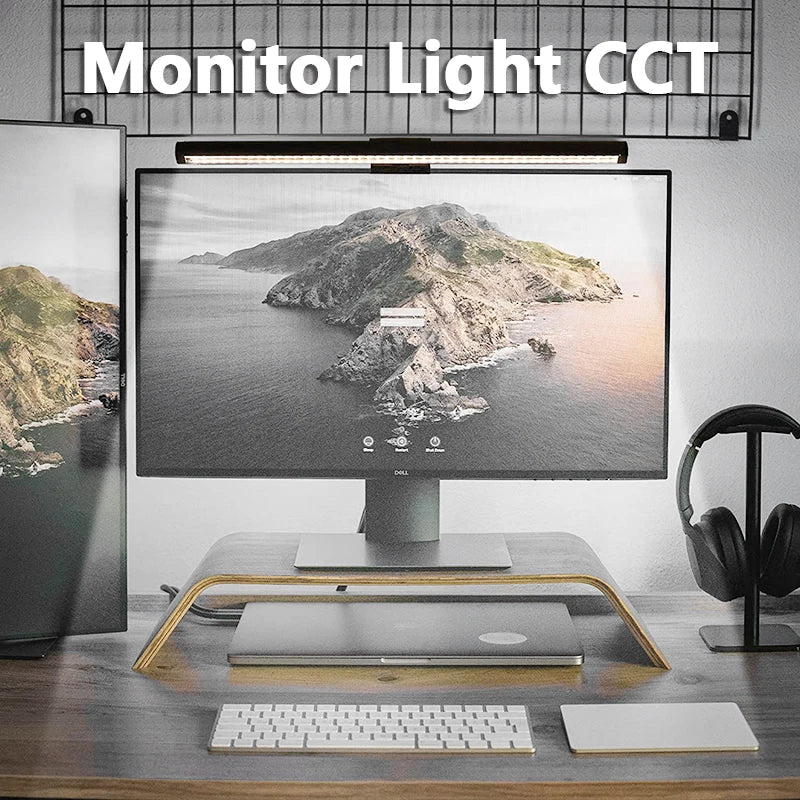 LED Desk Lamp Monitor Light Bar Eye-Care Stepless Dimming Lighting
