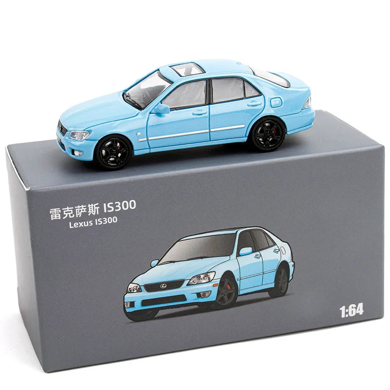 1:64 LEXUS IS300 Alloy Car Model Diecasts Metal Classic Vehicles Car Model High Miniature Scale Collection