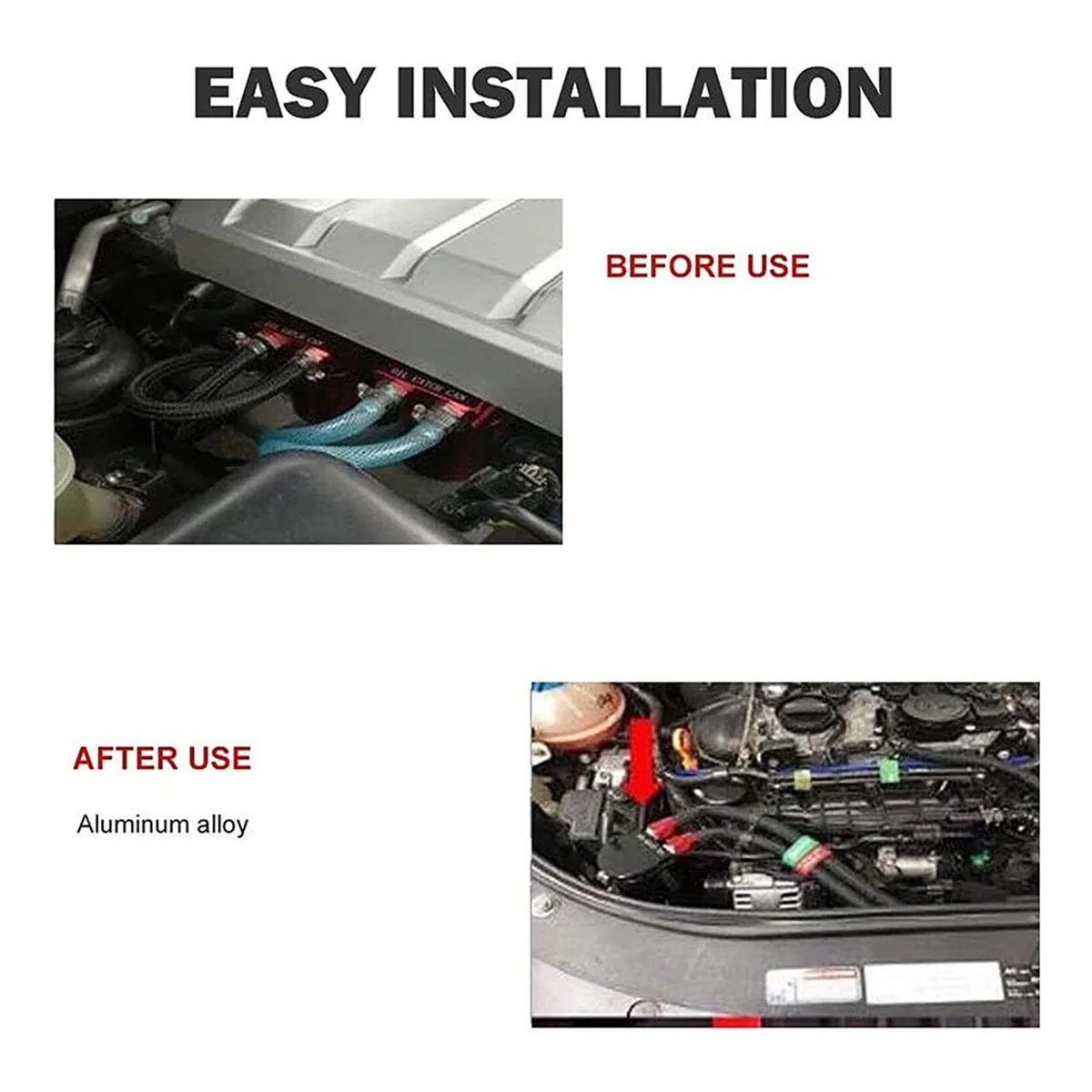 Oil Catch Can Kit Oil Catch Can Reservoir Tank for 5.0L 2.7L 3.5L