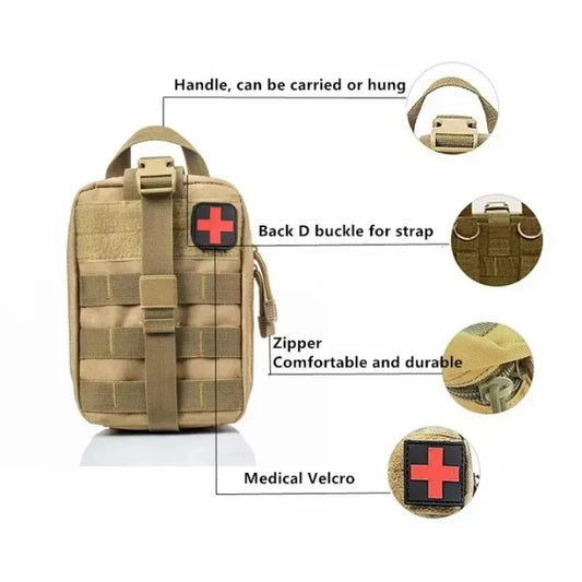 Tactical First Aid Kits Medical Bag Emergency Outdoor Hunting Car Camping Kit