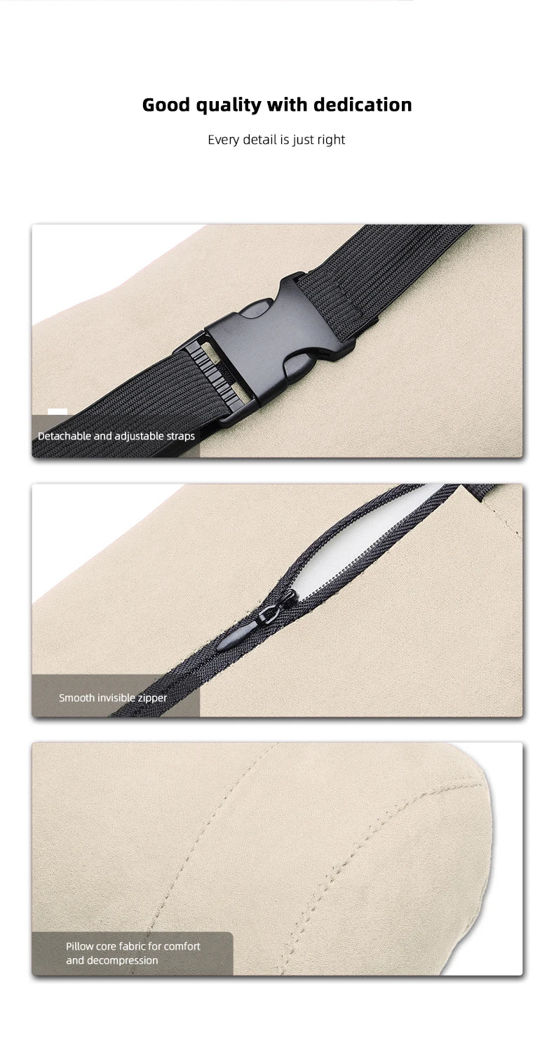 Lexus F-Sport Suede Headrest Memory Cotton Neck Pillow For Lexus ES300 RX330 RX300 GS300 IS250 IS200 CT200h IS300 NX RX LX GX GS