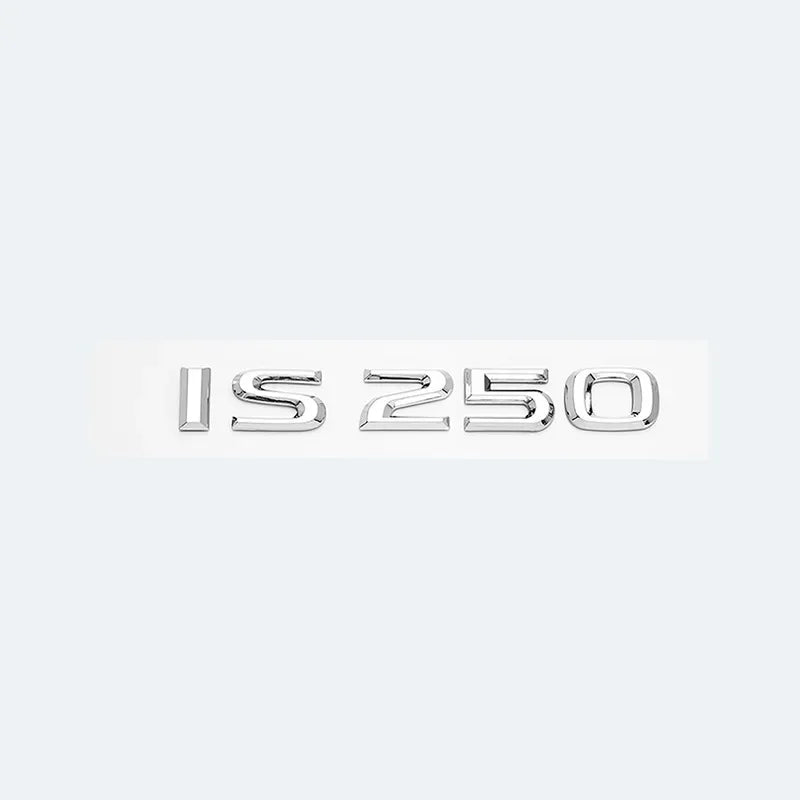 Lexus ABS Letters IS200 IS250 IS300 IS350 IS300h IS200t HYBRID Emblem For Lexus Car Trunk Logo Badge Sticker