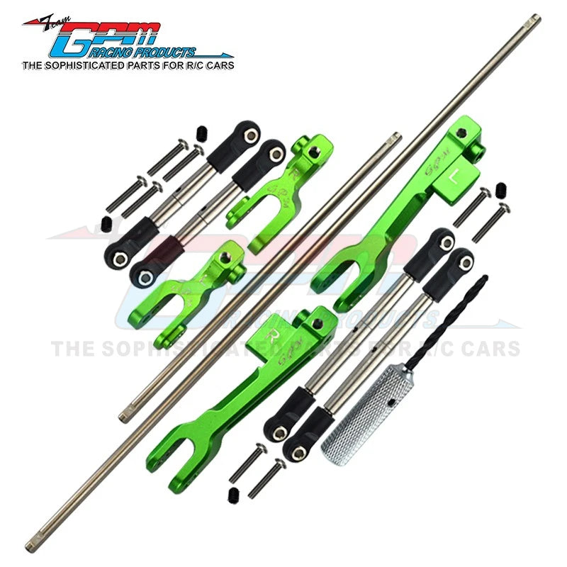 GPM Aluminum Front & Rear Sway Bar & S2 Stainless Steel Linkage For RC TRAXXAS  Unlimited Desert Racer 1/7 UDR Anti-Roll Bar