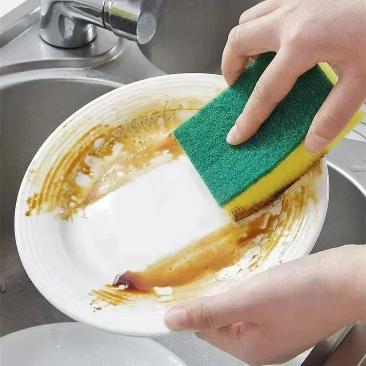 Highly absorbent double-sided sponge magic cleaning