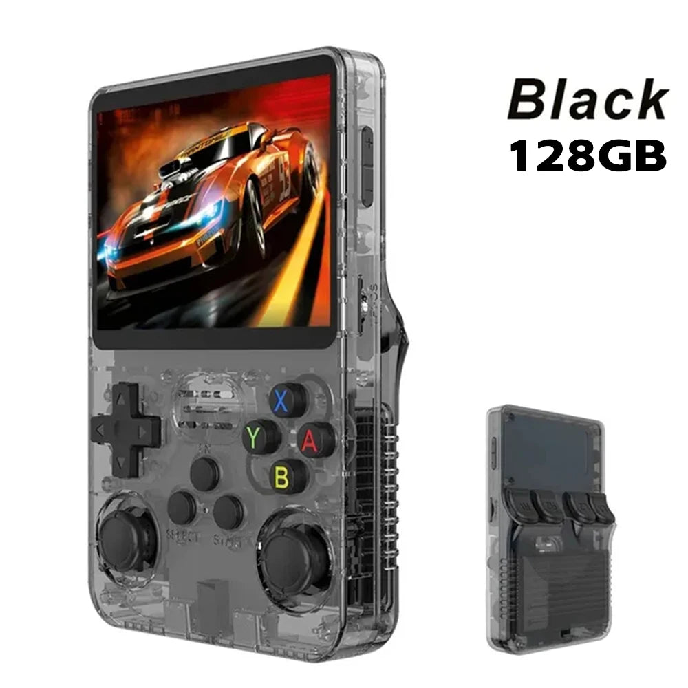 R36S Retro Handheld Video Game Console Linux System 3.5 Inch IPS Screen Portable Player 64GB