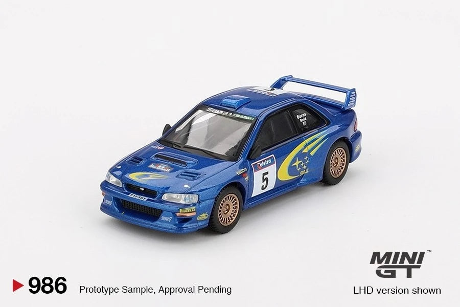 MINIGT 1:64 WRC99 1999 Rally Australia Winner #5 Diecast Model Car