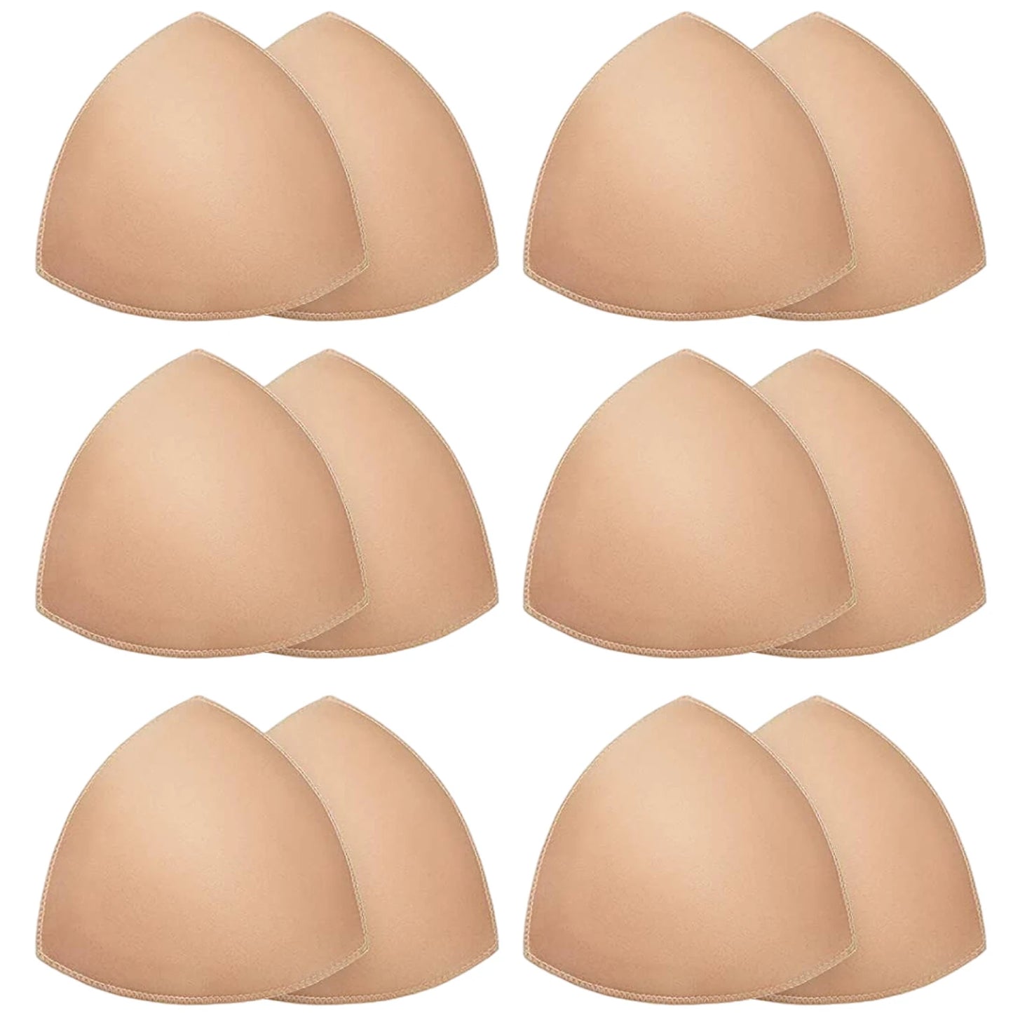 2/12pcs Bra Pads Soft Sponge Women Triangle Bra Pad Sports Bra Bikini Pads Yoga Bra Swimsuit Bralettes Nursing Bra Inserts